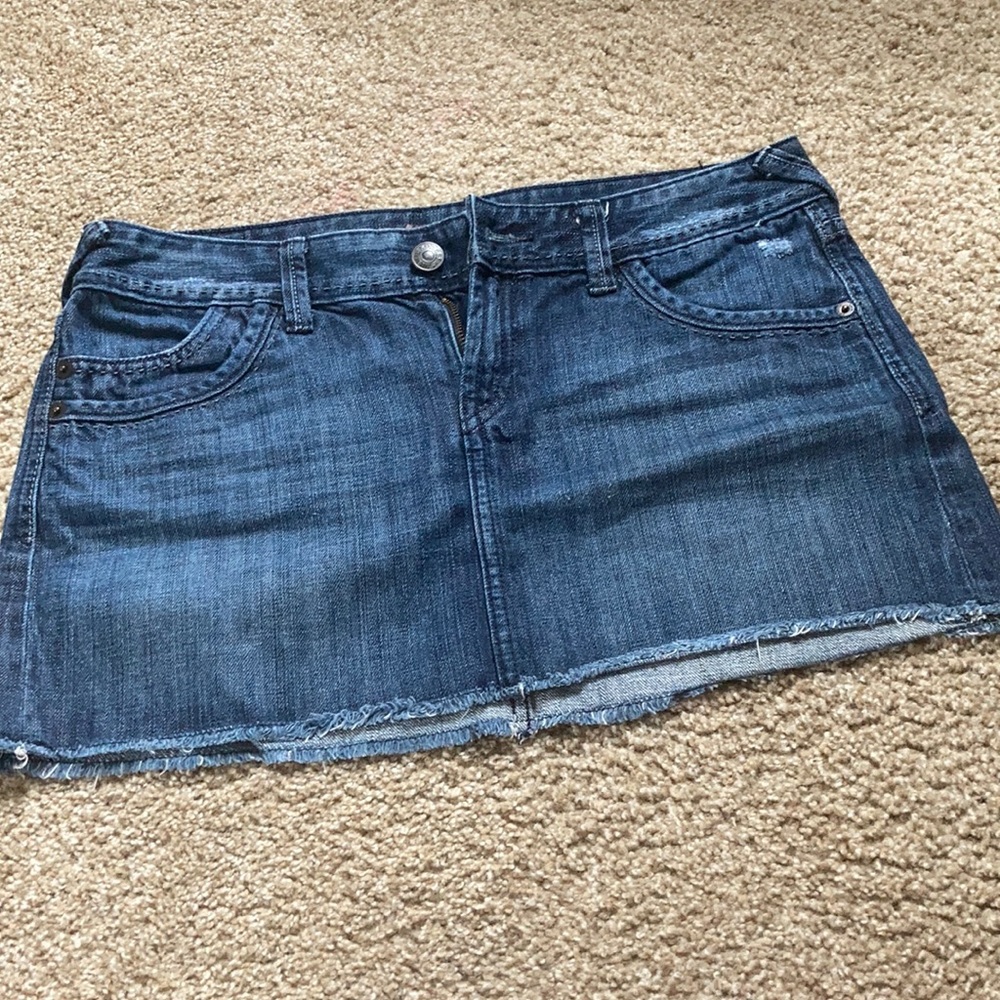 Express denim skirt 6